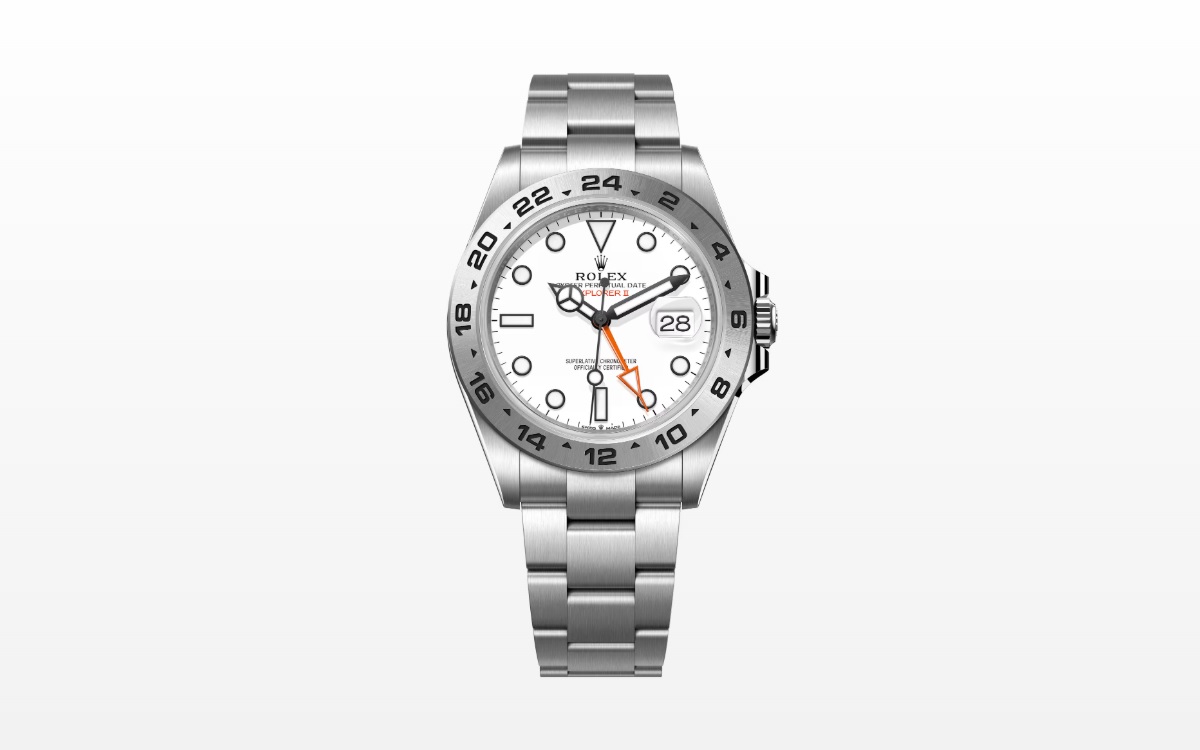 ロレックス エクスプローラーⅡ オイスタースチール Ref.226570 ダイアルホワイト